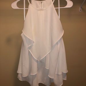 Layered Halter Neck Tank Top